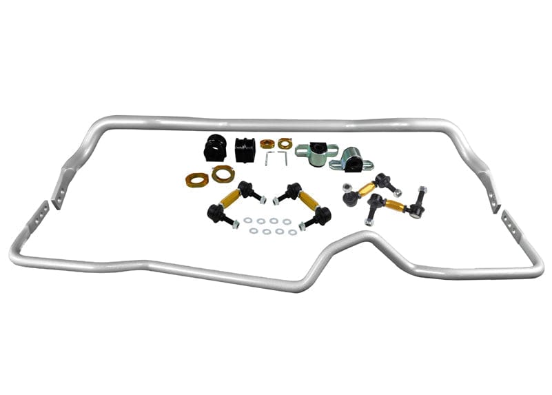 Whiteline 120 x 33 x 11 cm Front and Rear Sway Bar - Vehicle Kit to Suit Nissan 350Z and Skyline Autofit