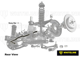 Whiteline 135 x 45 x 10 cm Rear Sway Bar - 20mm 3 Point Adjustable to Suit Tesla Model 3 Awd Autofit