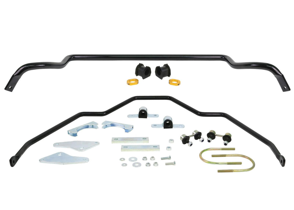 Whiteline 185 x 20 x 20 cm Front and Rear Sway Bar - Vehicle Kit to Suit Mitsubishi Triton ML, MN 4wd Autofit