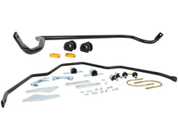 Whiteline 185 x 20 x 20 cm Front and Rear Sway Bar - Vehicle Kit to Suit Mitsubishi Triton ML, MN 4wd Autofit