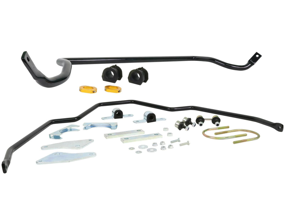 Whiteline 185 x 20 x 20 cm Front and Rear Sway Bar - Vehicle Kit to Suit Mitsubishi Triton ML, MN 4wd Autofit