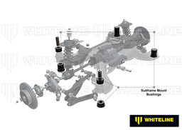 Whiteline 20 x 20 x 10 cm / Inserts - suits models to - MY12 Rear Subframe - Bushing Kit to Suit Chevrolet Camaro FR 5th Gen Autofit
