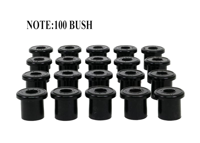 Whiteline 22 x 14 x 19 cm / OD=35, ID=18.2, L=41mm - bulk pack containing 100 loose bushings Leaf Spring - Bushing Kit - Bulk o Suit Nissan Patrol and Toyota Land Cruiser Autofit