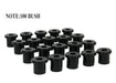 Whiteline 22 x 14 x 19 cm / OD=35, ID=18.2, L=41mm - bulk pack containing 100 loose bushings Leaf Spring - Bushing Kit - Bulk o Suit Nissan Patrol and Toyota Land Cruiser Autofit