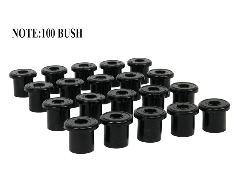 Whiteline 22 x 14 x 19 cm / OD=35, ID=18.2, L=41mm - bulk pack containing 100 loose bushings Leaf Spring - Bushing Kit - Bulk o Suit Nissan Patrol and Toyota Land Cruiser Autofit