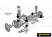 Whiteline 22 x 14 x 19 cm Rear Subframe - Bushing Kit to Suit Chrysler 300C and Dodge Challenger, Charger Autofit