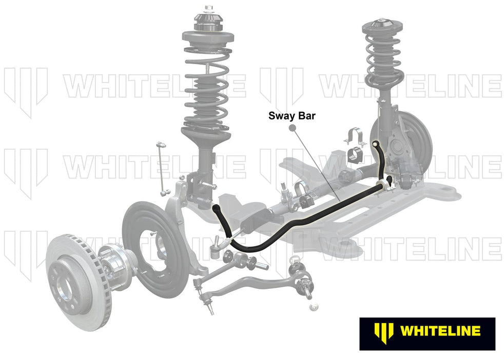 Whiteline 220 x 20 x 10 cm Front Sway Bar - 24mm 2 Point Adjustable to Suit ia Stinger CK and Genesis IK Autofit