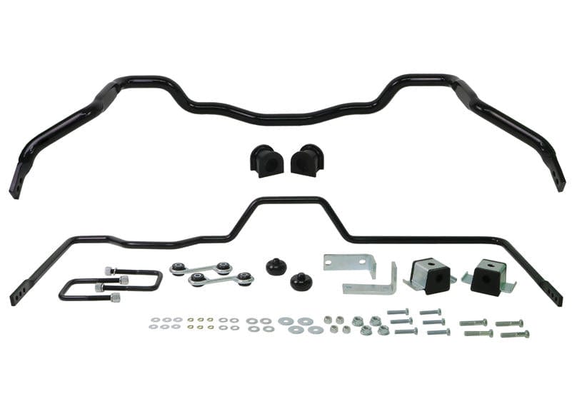 Whiteline 220 x 20 x 20 cm / Excludes models with airbag suspension Front and Rear Sway Bar - Vehicle Kit to Suit Toyota Hilux 2005-2015 4wd Autofit