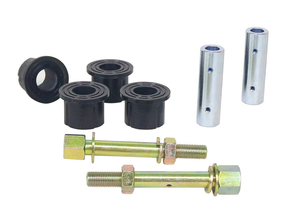 Whiteline 25 x 20 x 10 cm / Suits models with 41mm OD front eye bushing Rear Leaf Spring - Front Eye Bushing and Greaseable Pin Kit to Suit Mitsubishi Triton ML, MN 4wd Autofit