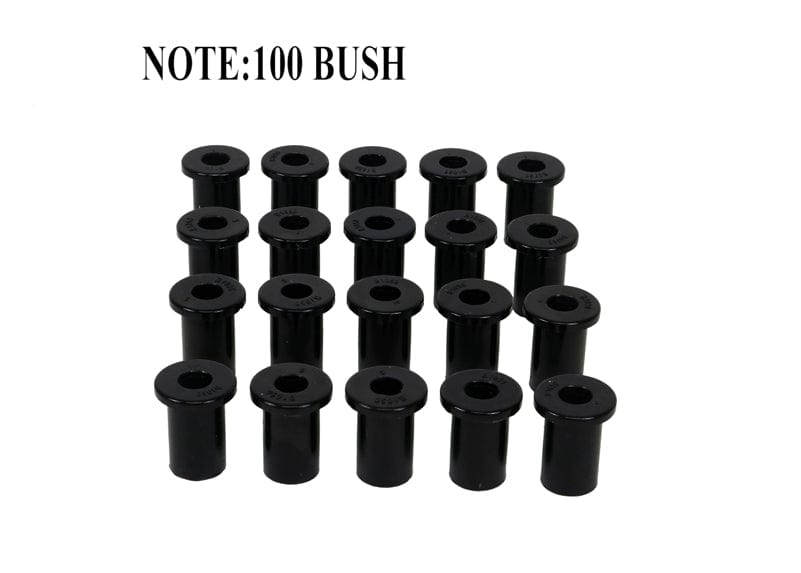 Whiteline 25 x 22 x 18 cm / OD=27.7, ID=16, L=48.9mm - bulk pack containing 100 loose bushings Rear Leaf Spring - Shackle Bushing Kit to Suit Mitsubishi Challenger, L300, Pajero and Triton Autofit