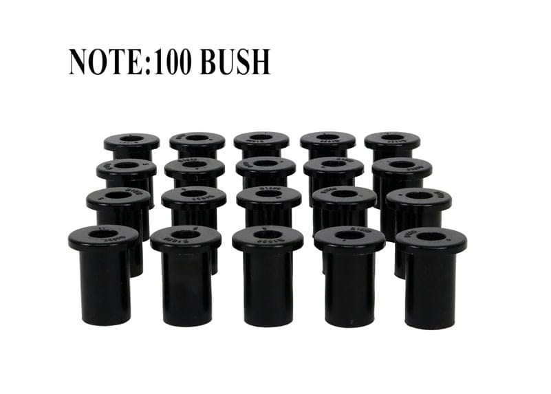 Whiteline 25 x 22 x 18 cm / OD=27.7, ID=16, L=48.9mm - bulk pack containing 100 loose bushings Rear Leaf Spring - Shackle Bushing Kit to Suit Mitsubishi Challenger, L300, Pajero and Triton Autofit