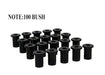 Whiteline 25 x 22 x 18 cm / OD=27.7, ID=16, L=48.9mm - bulk pack containing 100 loose bushings Rear Leaf Spring - Shackle Bushing Kit to Suit Mitsubishi Challenger, L300, Pajero and Triton Autofit