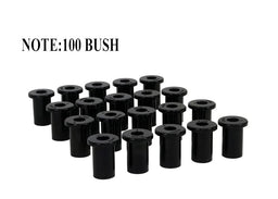 Whiteline 25 x 22 x 18 cm / OD=27.7, ID=16, L=48.9mm - bulk pack containing 100 loose bushings Rear Leaf Spring - Shackle Bushing Kit to Suit Mitsubishi Challenger, L300, Pajero and Triton Autofit