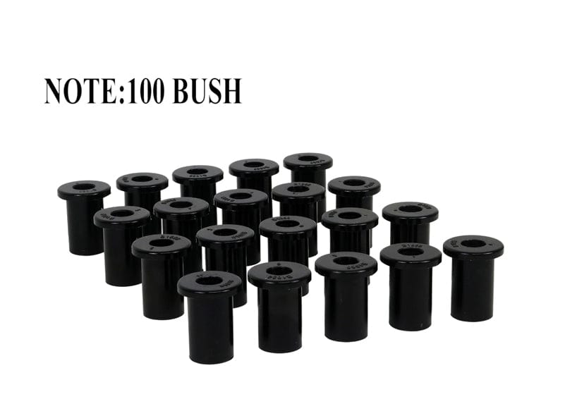Whiteline 25 x 22 x 18 cm / OD=27.7, ID=16, L=48.9mm - bulk pack containing 100 loose bushings Rear Leaf Spring - Shackle Bushing Kit to Suit Mitsubishi Challenger, L300, Pajero and Triton Autofit