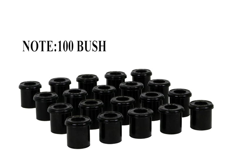 Whiteline 25 x 22 x 18 cm / OD=30.2, ID=18.2, L=33mm - bulk pack containing 100 loose bushings Rear Leaf Spring - Bushing Kit Bulk Pack to Suit Holden Colorado, Rodeo, Isuzu D-Max and LDV T60 Autofit