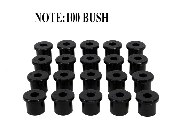 Whiteline 25 x 22 x 18 cm / OD=40.3, ID=18.2, L=41.5mm - bulk pack containing 100 loose bushings Rear Leaf Spring - Bushing Kit to Suit Land Cruiser 70 Series Autofit