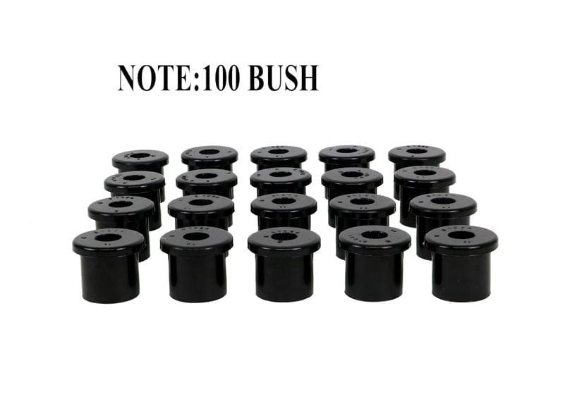 Whiteline 25 x 22 x 18 cm / OD=40.3, ID=18.2, L=41.5mm - bulk pack containing 100 loose bushings Rear Leaf Spring - Bushing Kit to Suit Land Cruiser 70 Series Autofit