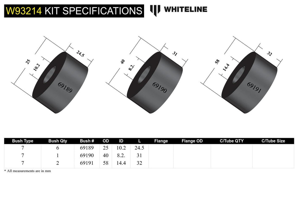 Whiteline 26 x 16 x 10 cm Front Differential Drop - Kit to Suit Toyota Land Cruiser 200 Series Autofit