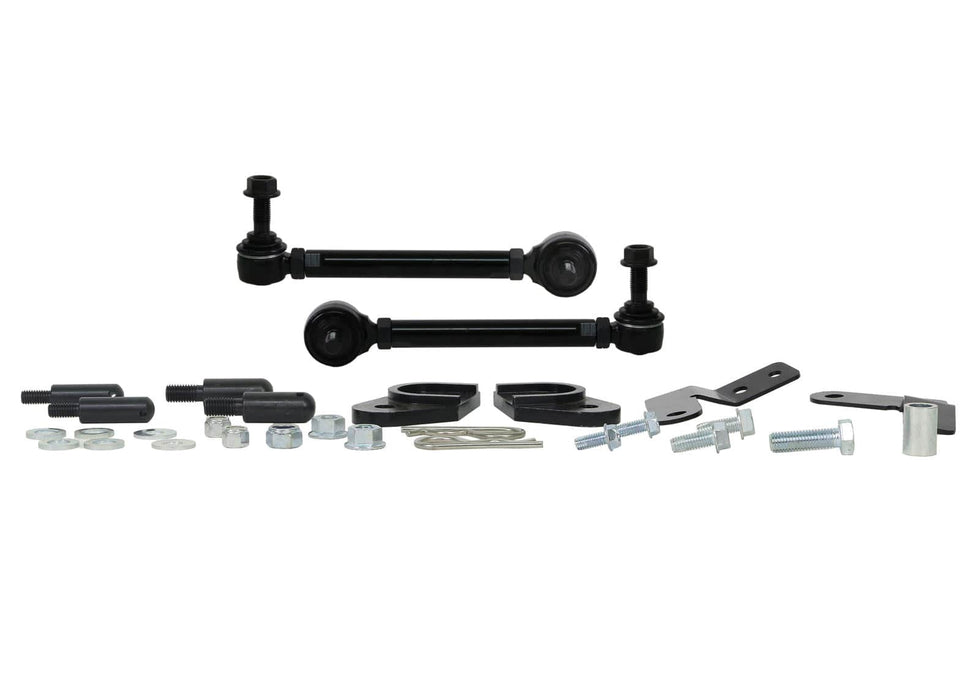 Whiteline 30 x 20 x 10 cm / Adjustable extra heavy duty - quick disconnect - suits lifted models 50 - 150mm Front Sway Bar Link to Suit Jeep Gladiator JT and Wrangler JL Autofit