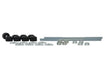 Whiteline 30 x 21 x 10 cm / 240mm - Links, Nuts, Washers and Bushings Universal Sway Bar Link - Treaded Rod and Bushings style - 240mm With Bushings Autofit