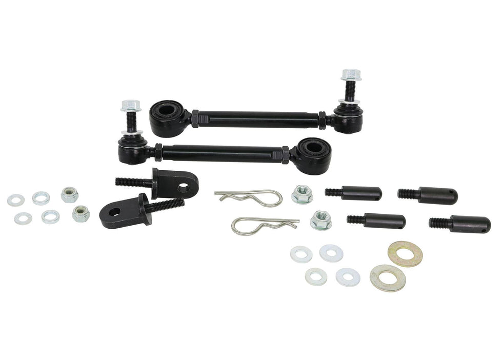 Whiteline 35 x 20 x 10 cm / Adjustable extra heavy duty - quick disconnect - suits lifted models 75 - 100mm Front Sway Bar Link to Suit Jeep Wrangler TJ Autofit