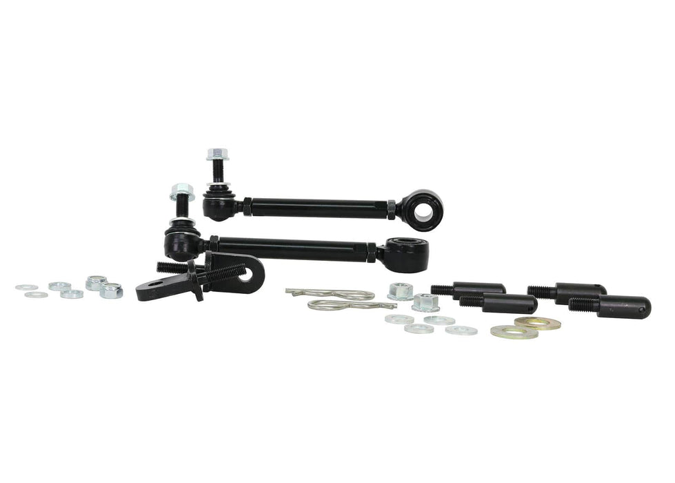 Whiteline 35 x 20 x 10 cm / Adjustable extra heavy duty - quick disconnect - suits lifted models 75 - 100mm Front Sway Bar Link to Suit Jeep Wrangler TJ Autofit