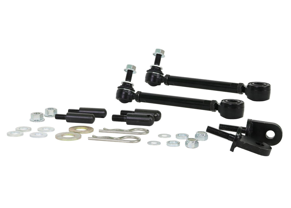 Whiteline 35 x 20 x 10 cm / Adjustable extra heavy duty - quick disconnect - suits lifted models 75 - 100mm Front Sway Bar Link to Suit Jeep Wrangler TJ Autofit