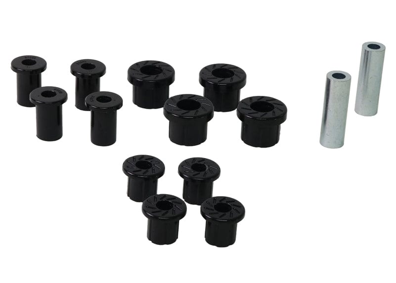 Whiteline 35 x 20 x 8 cm Rear Leaf Spring - Bushing Kit to Suit Mitsubishi Triton MQ, MR 2wd/4wd Autofit