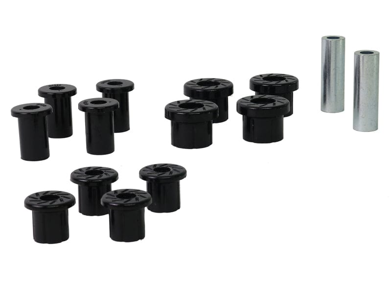 Whiteline 35 x 20 x 8 cm Rear Leaf Spring - Bushing Kit to Suit Mitsubishi Triton MQ, MR 2wd/4wd Autofit
