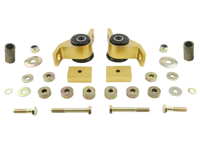 Whiteline 36 x 18 x 9 cm / Performance Alignment - COMFORT option - adds +0.5deg caster + anti-lift - includes housing Front Control Arm Lower - Inner Rear Bushing Double Offset Kit to Suit Subaru Impreza GD incl WRX/STi Autofit
