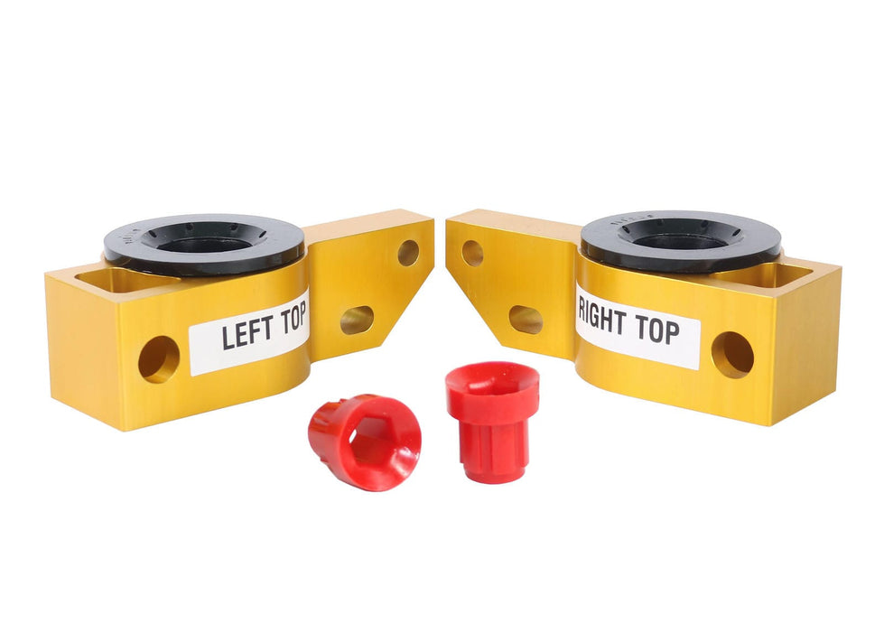 Whiteline 38 x 20 x 9 cm / Performance Alignment - adds +0.5deg caster + anti-lift - includes housing Front Control Arm Lower - Inner Rear Bushing ouble Offset Kit to Suit Audi, Seat, Skoda and Volkswagen PQ35 Fwd/Awd Autofit