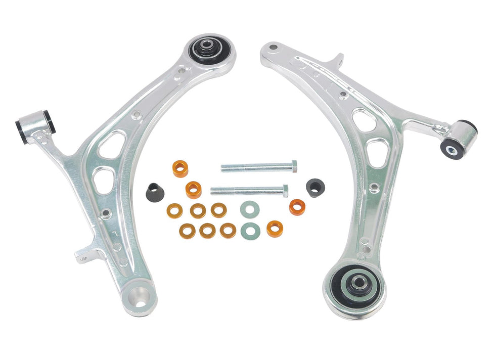 Whiteline 38 x 20 x 9 cm / Performance alloy - suits models without headlight leveling sensor - fixed +0.5deg caster + anti-lift correction Front Control Arm Lower - Arm to Suit Subaru Impreza GV, GE WRX/STi Autofit
