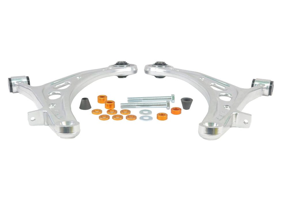 Whiteline 38 x 20 x 9 cm / Performance alloy - suits models without headlight leveling sensor - fixed +0.5deg caster + anti-lift correction Front Control Arm Lower - Arm to Suit Subaru Impreza GV, GE WRX/STi Autofit