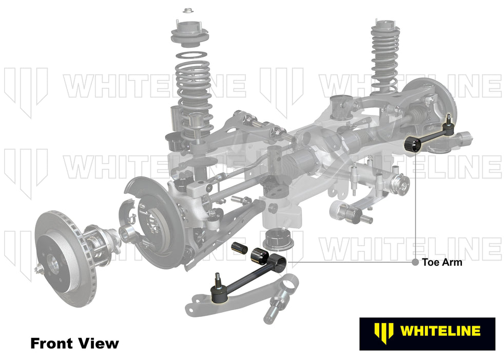 Whiteline 38 x 20 x 9 cm / Performance - on-car adjustable toe correction - MOTORSPORT Rear Control Arm Lower Front - Arm Assembly to Suit Subaru BRZ, Forester, Impreza, Levorg, Liberty and Toyota 86 Autofit