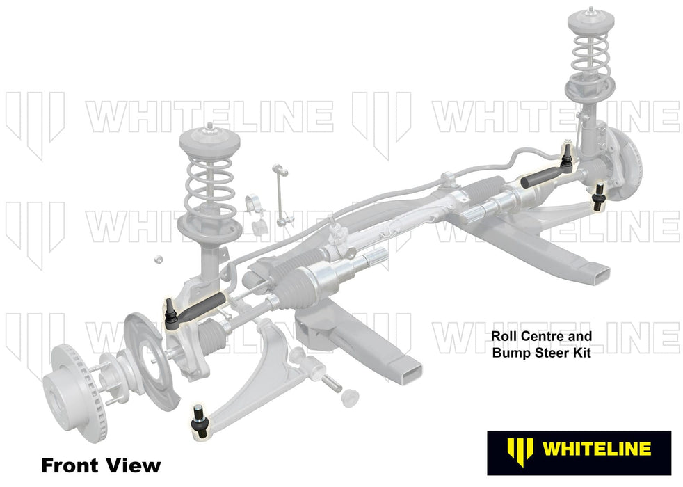 Whiteline 39 x 20 x 6 cm Front Roll Centre/Bump Steer - Correction Kit to Suit Subaru Forester, Impreza, Levorg, Liberty and Outback Autofit