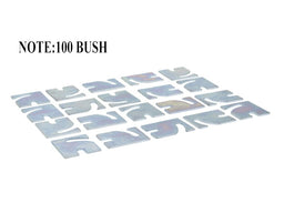 Whiteline 40 x 20 x 10 cm / 3.0mm x 100 - bulk shim pack Alignment Shim Pack 3.0mm x 100 to Suit Ford Falcon/Fairlane AU-FGX and FPV Autofit