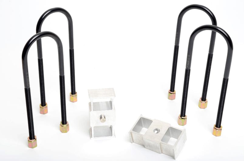 Whiteline 40 x 20 x 10 cm / Block = 38mm, Pin = 16mm, Hole = 16mm, U Bolt = M14x75mm Rear Lowering Block - Kit 1.5" to Suit Toyota HiAce, LiteAce and HiLux Autofit