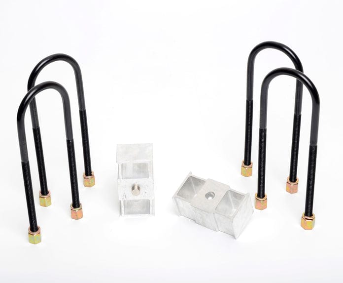 Whiteline 40 x 20 x 10 cm / Block = 50mm, Pin = 35mm, Hole = 35mm, U Bolt = M12x75mm Rear Lwering Block - Kit 2" to Suit Ford Falcon/Fairlane XR-XF 8cyl Autofit