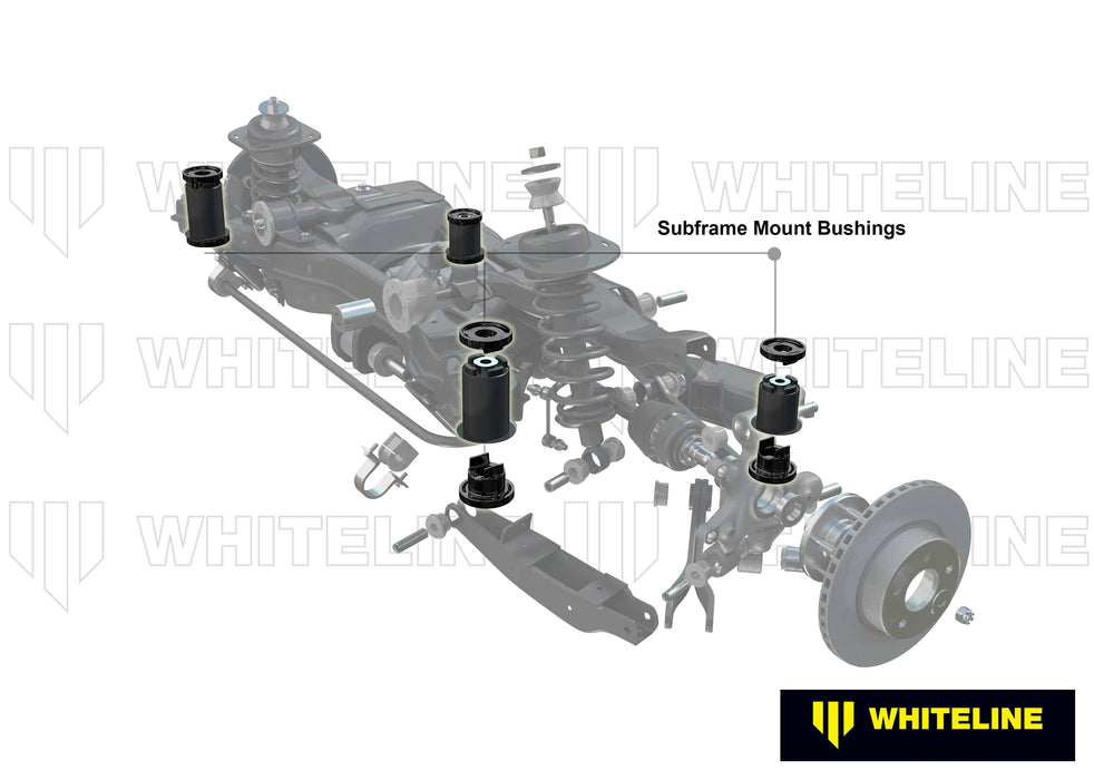 Whiteline 40 x 20 x 10 cm / Inserts Rear Subframe - Bushing Kit to Suit Holden Commodore VE, VF and HSV Autofit