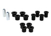 Whiteline 40 x 20 x 10 cm Rear Leaf Spring - Bushing Kit to Suit Nissan Navara D40 2wd/4wd Autofit