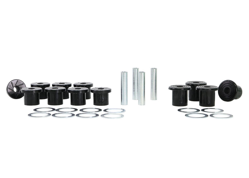 Whiteline 40 x 20 x 10 cm Rear Leaf Spring - Bushing Kit to Suit Toyta Land Cruiser 76, 78 and 79 Series Autofit