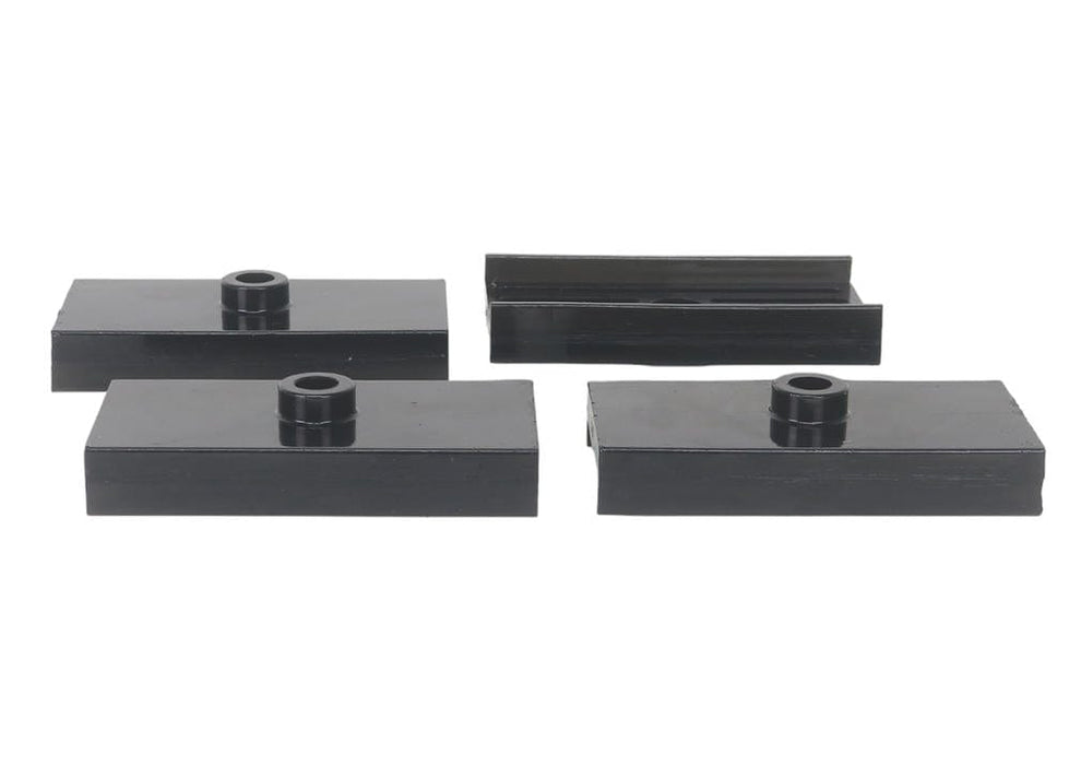 Whiteline 40 x 20 x 10 cm Rear Leaf Spring - To Saddle Insulator Bushing Kit to Suit Ford Falcon/Fairlane XP-FGX incl FPV and Mustang Classic Autofit