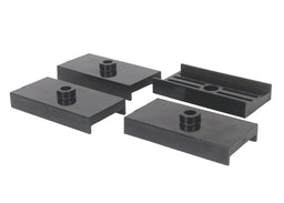 Whiteline 40 x 20 x 10 cm Rear Leaf Spring - To Saddle Insulator Bushing Kit to Suit Ford Falcon/Fairlane XP-FGX incl FPV and Mustang Classic Autofit
