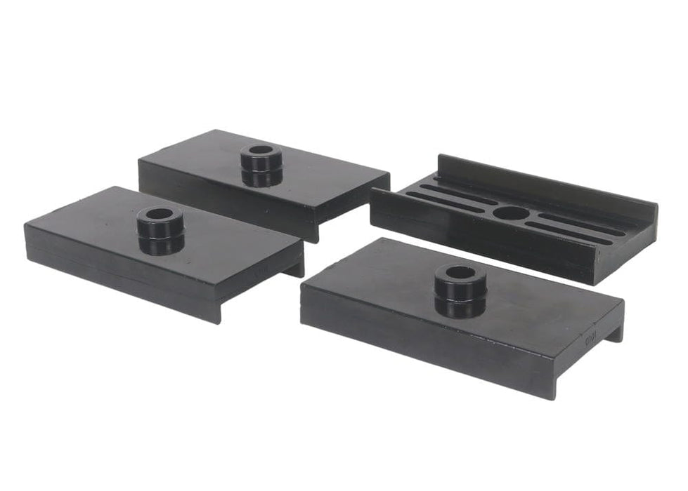 Whiteline 40 x 20 x 10 cm Rear Leaf Spring - To Saddle Insulator Bushing Kit to Suit Ford Falcon/Fairlane XP-FGX incl FPV and Mustang Classic Autofit