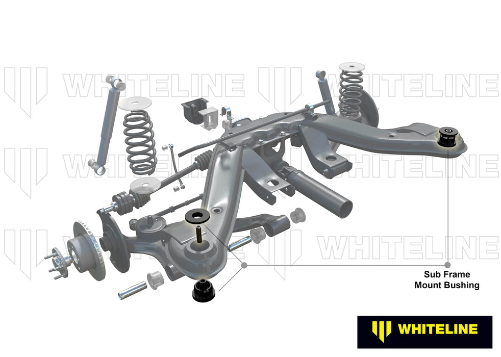 Whiteline 40 x 20 x 10 cm Rear Subframe - Bushing Kit to Suit Nissan 1600, 180B, 240K and Bluebird Autofit