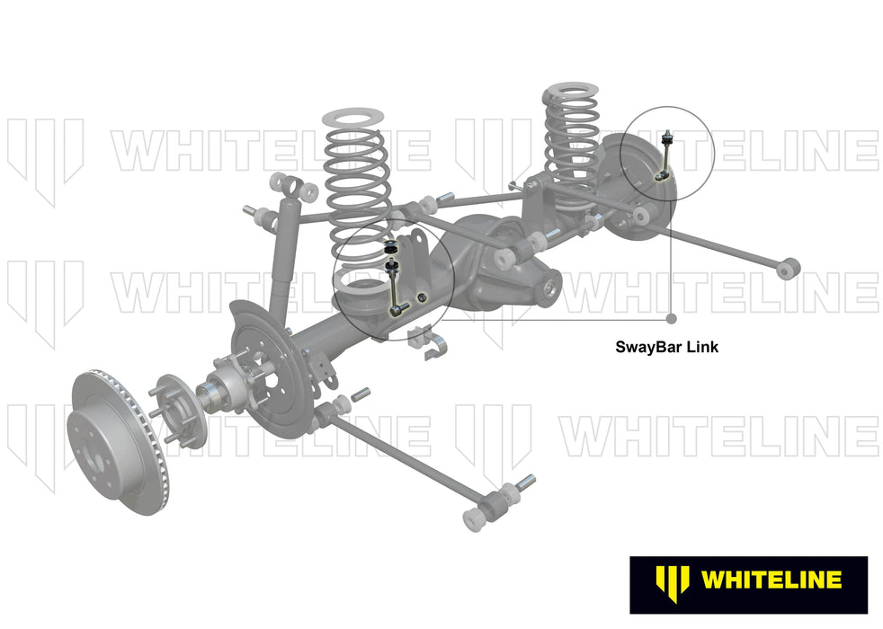 Whiteline 40 x 20 x 10 cm Rear Sway Bar Link to Suit Nissan Patrol GU Autofit