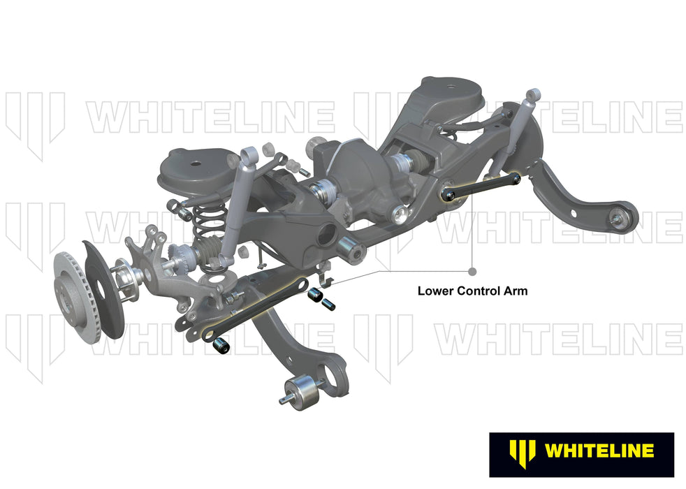 Whiteline 40 x 20 x 9 cm / Performance - on-car adjustable toe correction - MOTORSPORT Rear Control Arm Lower Front - Arm to Suit Ford Focus, Mazda3 and Volvo C30, S40 Autofit