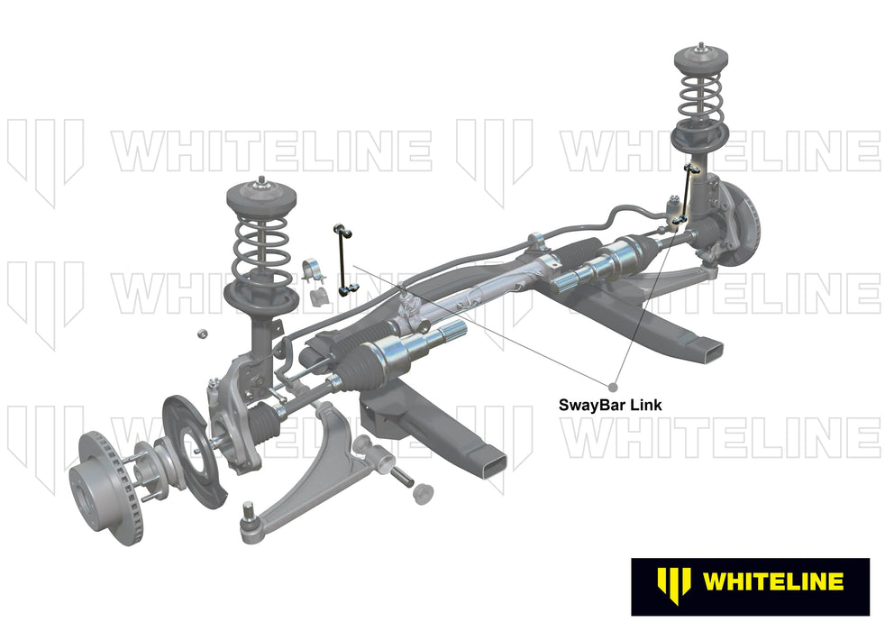 Whiteline 5 x 12 x 42 cm / Adjustable extra heavy duty Front Sway Bar Link to Suit Ford, Honda, Mazda and Volvo Autofit