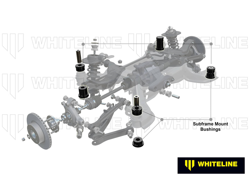 Whiteline 50 x 20 x 10 cm Rear Subframe - Bushing Kit to Suit HSV Clubsport, GTS and Senator Gen F Autofit