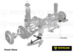Whiteline 58 x 42 x 10 cm / Performance - on-car adjustable toe correction - MOTORSPORT Rear Control Arm Lower Front - Arm to Suit Hyundai I30 incl N, Veloster and Kia Cerato Autofit